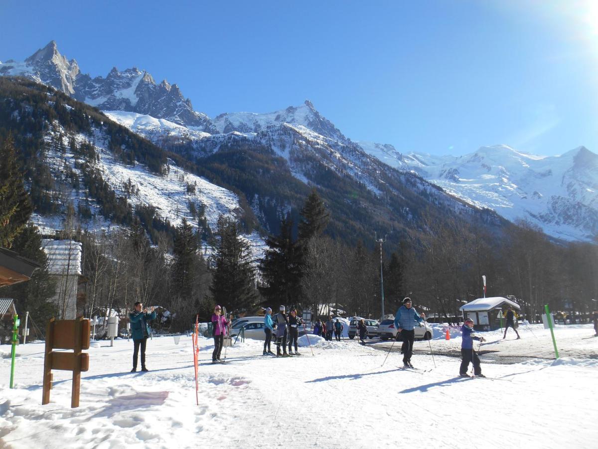 Vue Montblanc Magique En Centre-Ville Avec Parking Chamonix Eksteriør bilde