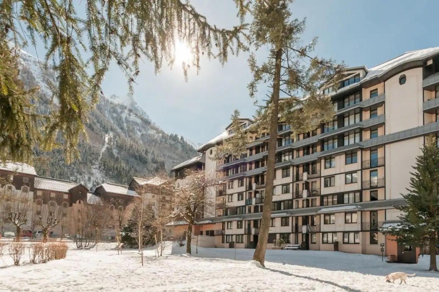 Vue Montblanc Magique En Centre-Ville Avec Parking Chamonix Eksteriør bilde